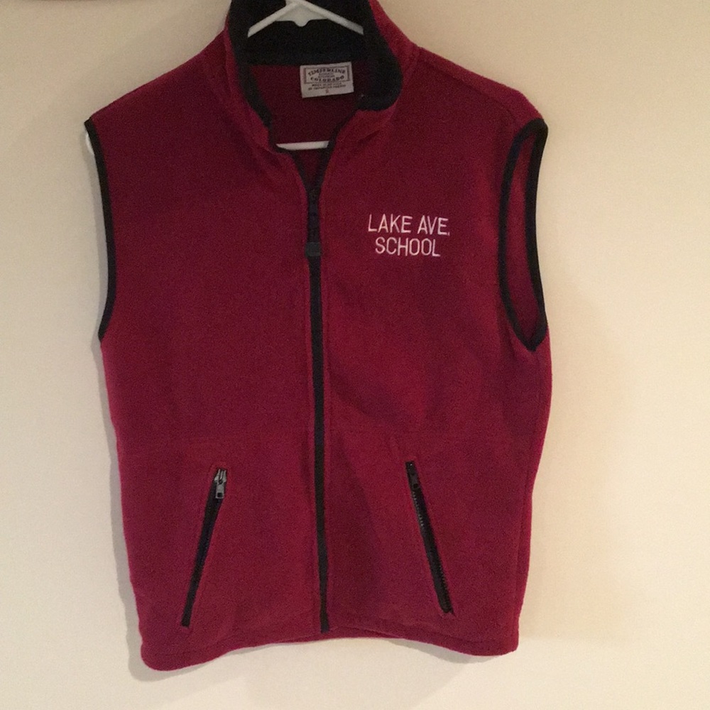 Unisex fleece zippered vest